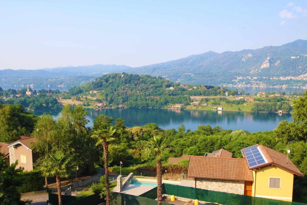 Domus Cusiana Complesso Vista Lago E Piscina Miasino Zewnętrze zdjęcie